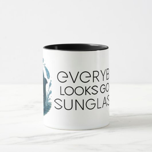 Dolphin in Shades – Whale & Dolphin Day ELGIS Mok (Midden)