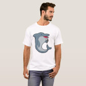 Dolphin in Singing met Microfoon T-shirt (Voorkant volledig)