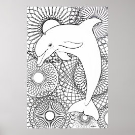 Dolphin Joy Poster