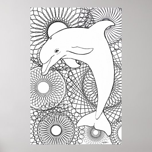 Dolphin Joy Poster (Voorkant)