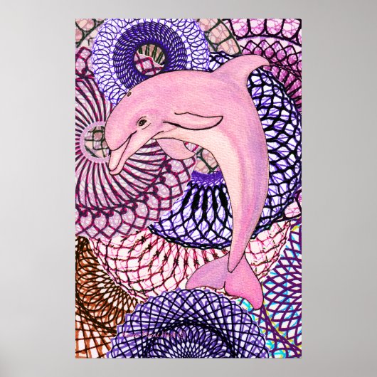 Dolphin Joy Poster (Voorkant)