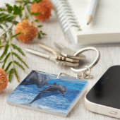 Dolphin Jumping Sleutelhanger (Voorkant Rechts)