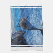 Dolphin Jumping Towel Theedoek (Verticaal)