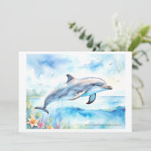 Dolphin Kaart (Staand voorkant)