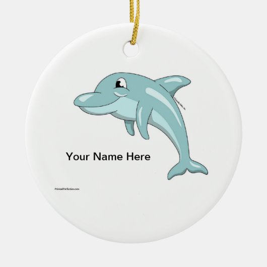 Dolphin Keramisch Ornament (Voorkant)