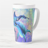 Dolphin Latte Mug (Angle droit)