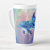 Dolphin Latte Mug (Angle gauche)