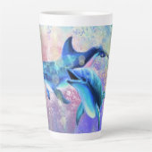 Dolphin Latte Mug (Devant)