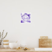 Dolphin-liefde Poster (Keuken)