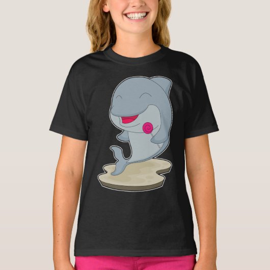 Dolphin Lollipop T-shirt (Voorkant)