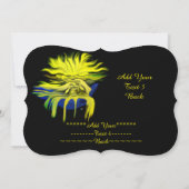 Dolphin Love, Ajouter Votre Texte Invitation (Dos)