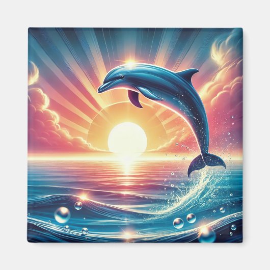 Dolphin Magnet Magneet (Voorkant)