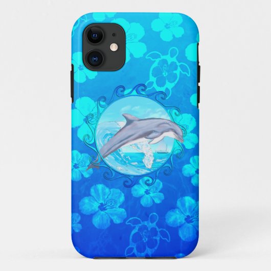 Dolphin Maori Sun Case-Mate iPhone Case (Achterkant)