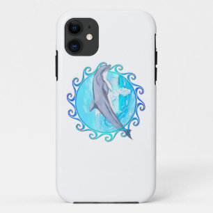 Dolphin Maori Sun iPhone 11 Hoesje