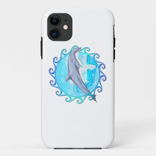 Dolphin Maori Sun Case-Mate iPhone Case (Achterkant)