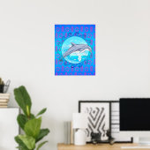 Dolphin Maori Sun Poster (Thuiskantoor)