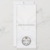 Dolphin Mariage Photo Faire-part QR Code (Devant)