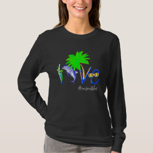 Dolphin Mimilife Kokosdolfijn en strandkamperen T-shirt