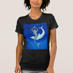 Dolphin Moon Mermaid T-shirt