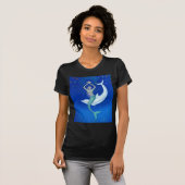 Dolphin Moon Mermaid T-shirt (Voorkant volledig)