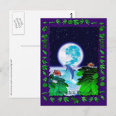 DOLPHIN MOON Paradise Art-serie Briefkaart (Voorkant / Achterkant)