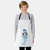 Dolphin naar Muziek luisteren Schort (Gedragen)