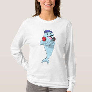 Dolphin naar Muziek luisteren T-shirt