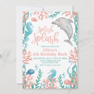 Dolphin onder de uitnodiging van het Zee van de ve