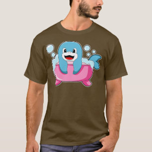 Dolphin op Bathtub T-shirt