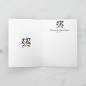 Dolphin Peace Pod Wenskaart Kaart (Binnen)