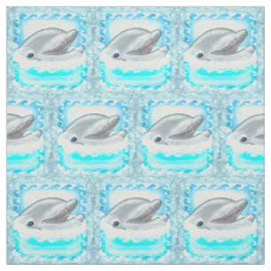 Dolphin Play Stof
