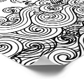 Dolphin Playing - Color Your Own Art Poster (Hoek)