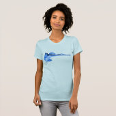 Dolphin Point Dames T-shirt (Voorkant volledig)