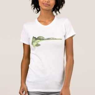 Dolphin Point-T-shirt voor dames T-shirt