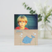 Dolphin Pool Anniversaire Invitation PostCard (Debout devant)