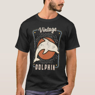 Dolphin Retro Classic Animal Love 1 T-shirt