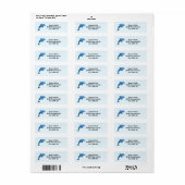 Dolphin Return Label (Full Sheet)