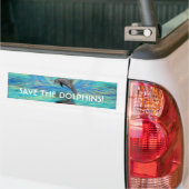 Dolphin Rising Bumpersticker (Op Truck)