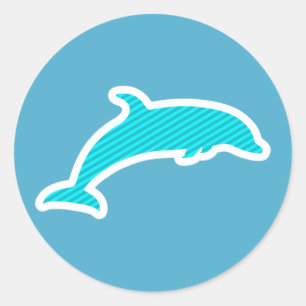 Dolphin Ronde Sticker