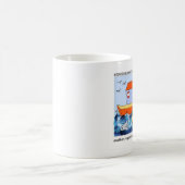 Dolphin Safe Tuba Funny Coffee Mok (Center)
