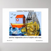 Dolphin-Safe Tuba Funny Posters (Voorkant)