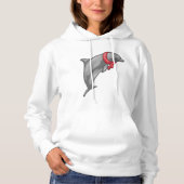 Dolphin Scarf Hoodie (Voorkant)