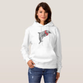 Dolphin Scarf Hoodie (Voorkant volledig)