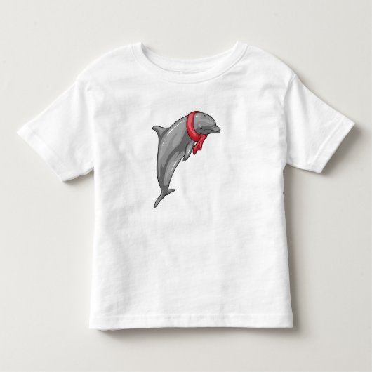Dolphin Scarf Kinder Shirts (Voorkant)