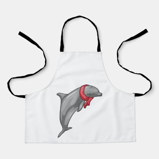 Dolphin Scarf Schort (Voorkant)