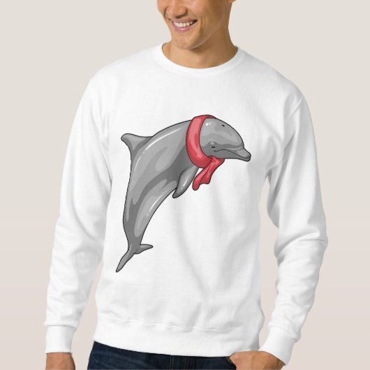 Dolphin Scarf Trui (Voorkant)