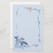 Dolphin-serie Briefpapier (Voorkant / Achterkant)