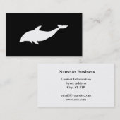 Dolphin Shape Visitekaartje (Voorkant / Achterkant)