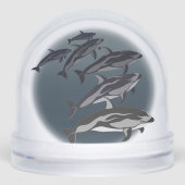 Dolphin Snow Globe Custom Dolphin Art Snow Globes (Avant)