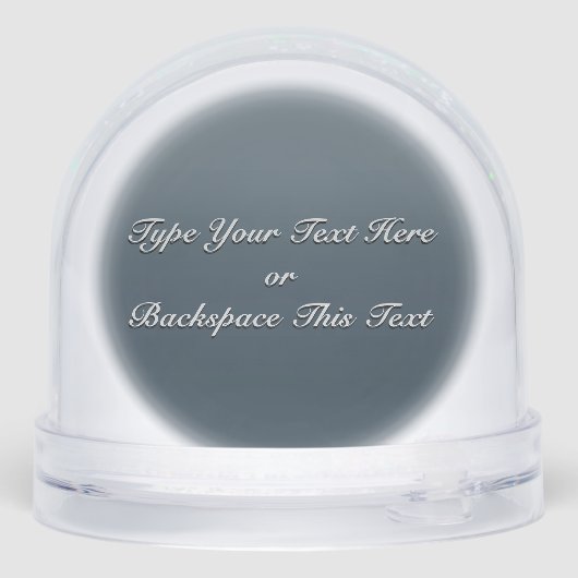 Dolphin Snow Globe Custom Dolphin Art Snow Globes (Arrière)